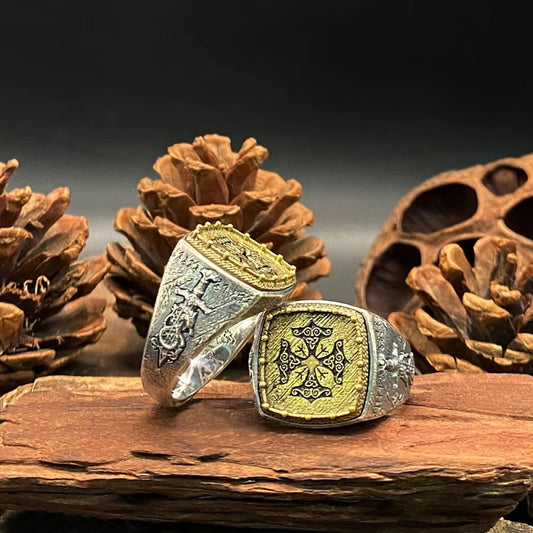 Nordic Viking Ring 925 Silver Mjolnir Silver Jewelry