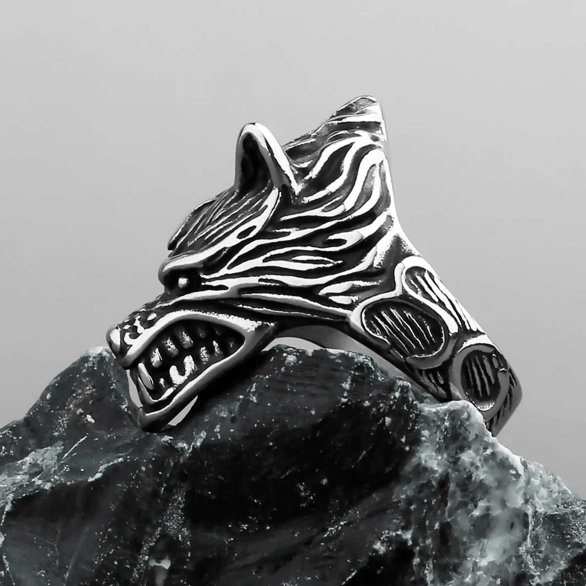 Fenrir Head Ring