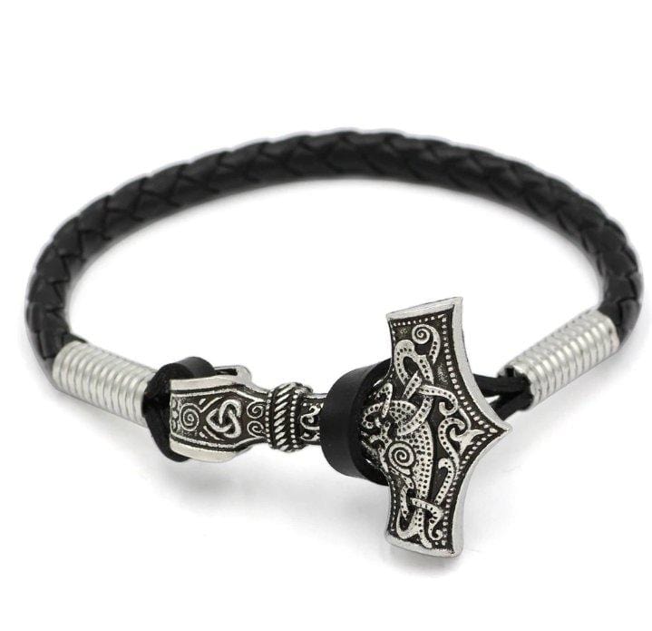 ageofvikings Thor Leather Bracelet