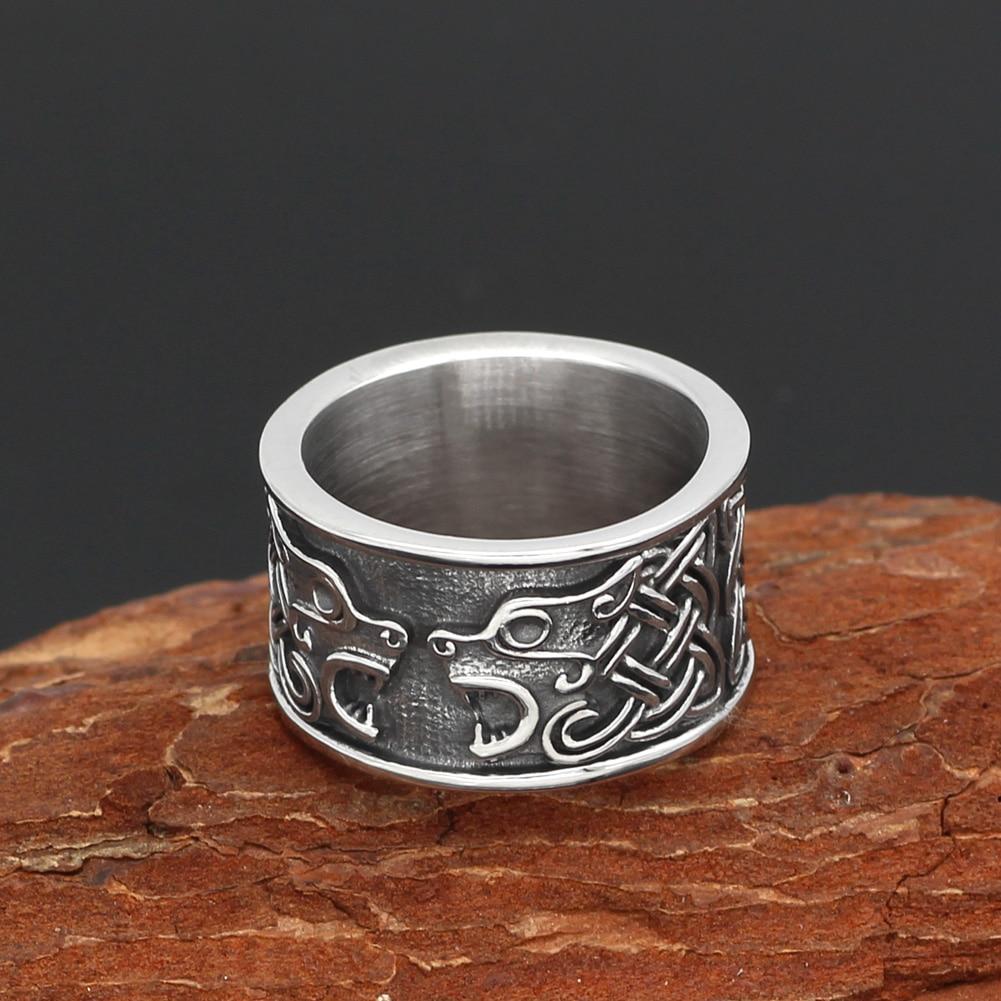 Odins-Glory Wolf Ring
