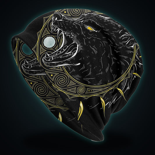 Angry Fenrir Wolf Stretchable Hat