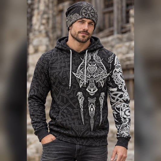 Wolf-Clan Warrior — The Viking Wolf Hoodie