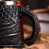 Black Dragon Steel Mug