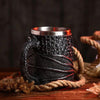 Black Dragon Steel Mug