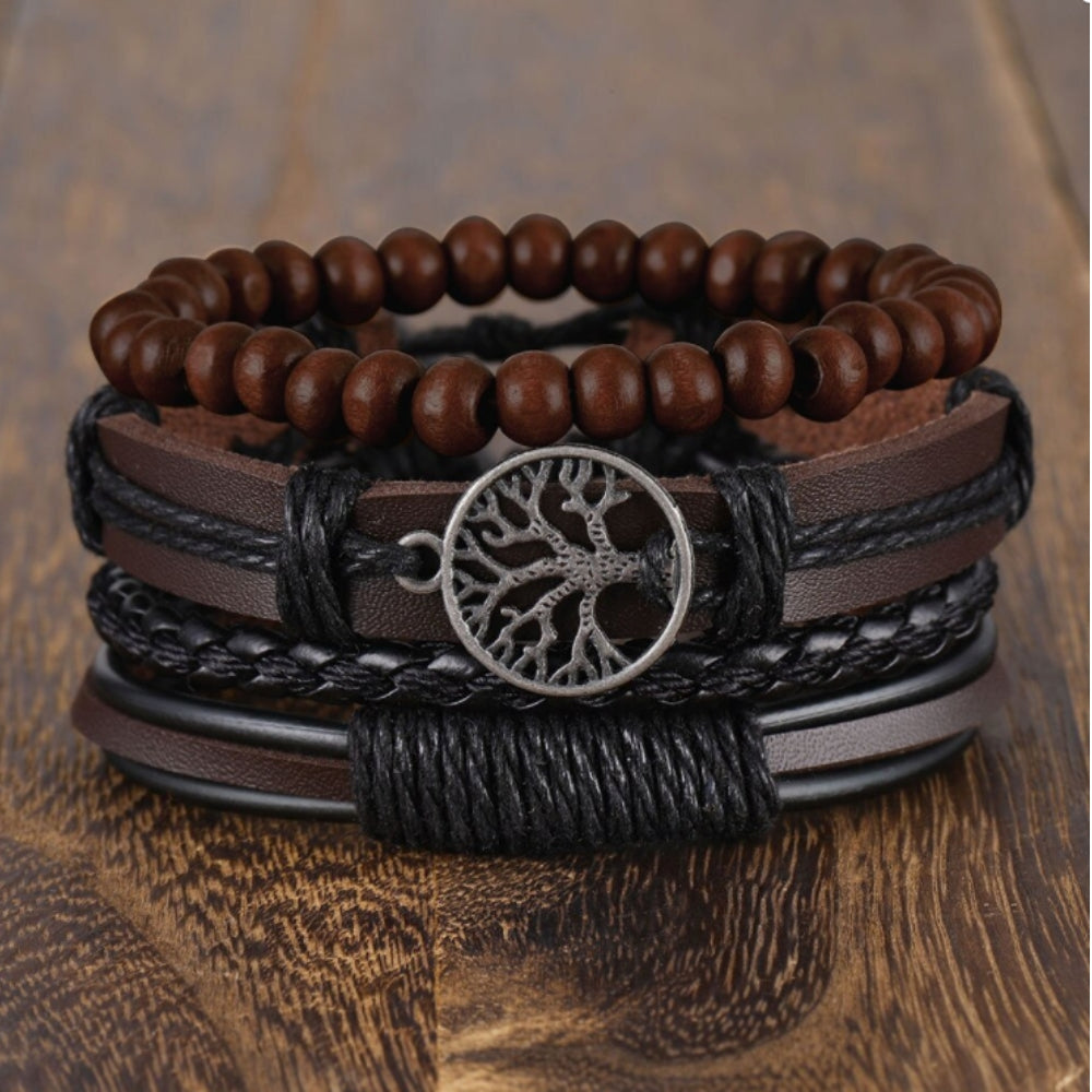 Hand Woven Multilayer Leather Mens Leather Charm Bracelet For Men Cross  Design, 19/21/23cm Width, Punk Style, Fashionable Jewelry Gift From  Dennisevor, $10.08 | DHgate.Com