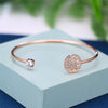 Tree of Life Bracelet With White Stone