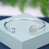Tree of Life Bracelet With White Stone