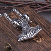 King Skull with Mjolnir and Valknut