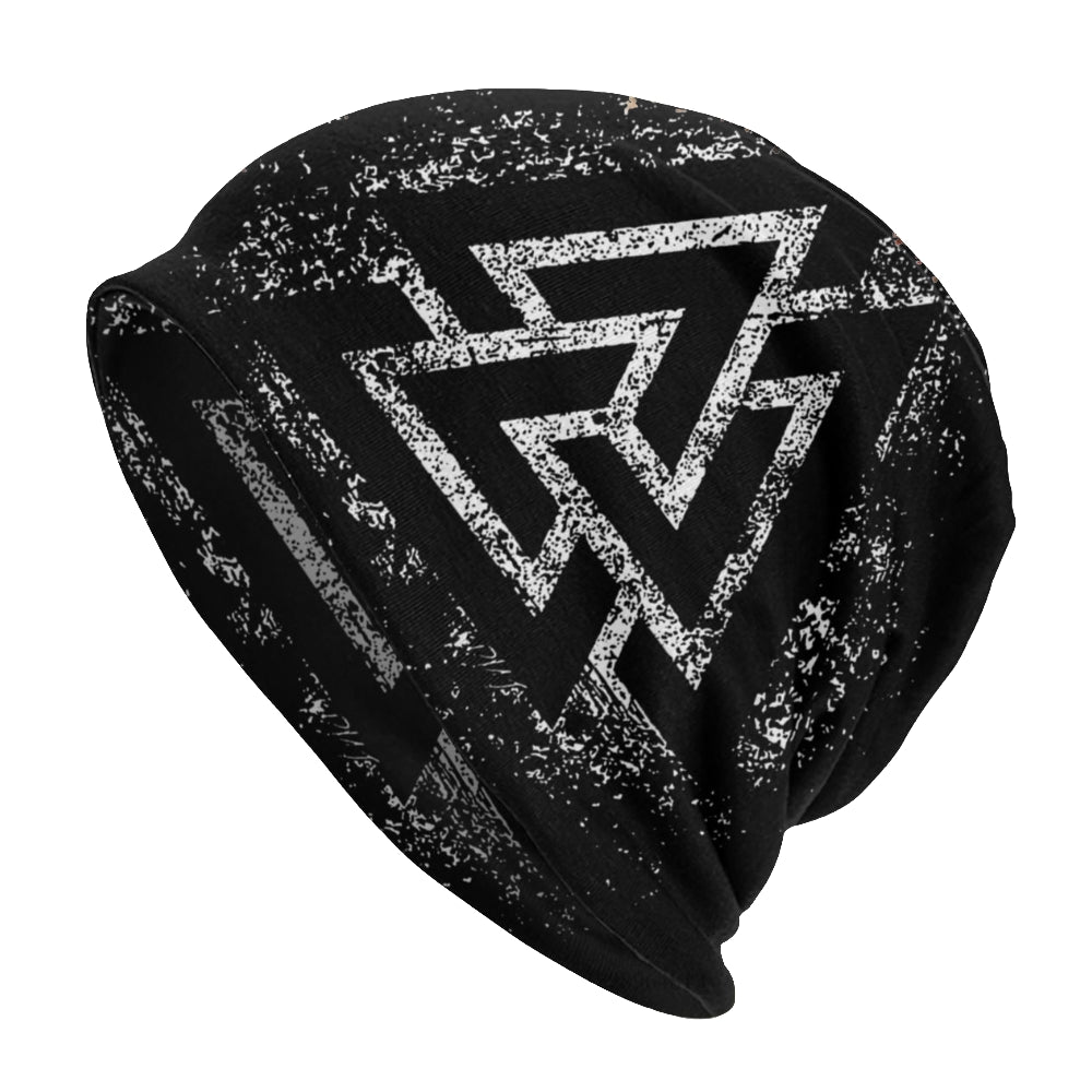 Viking Stretchable Hat With Black Valknut