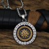 Vegvisir Necklace With Runes