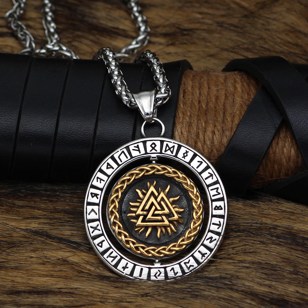 Vegvisir Necklace With Runes