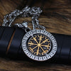 Vegvisir Necklace With Runes