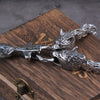 King Chain With Odin&#39;s Wolf &amp; Anchor Pendant