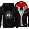 Viking Winter Hoodie with Vegvisir