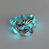Viking Nordic Giant Dragon Nidhogg Glowing Ring
