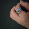Viking Nordic Giant Dragon Nidhogg Glowing Ring