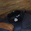 Black Valknut Ring