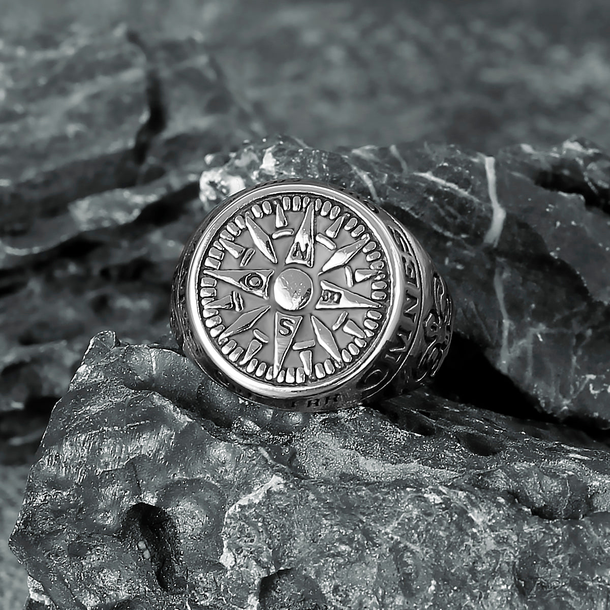 Viking compass ring sale