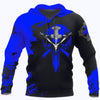 Vikings Roar Blue Viking Hoodie – Mjolnir