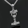 Odins-glory Double Mjolnir Necklace