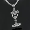 Odins-glory Double Mjolnir Necklace