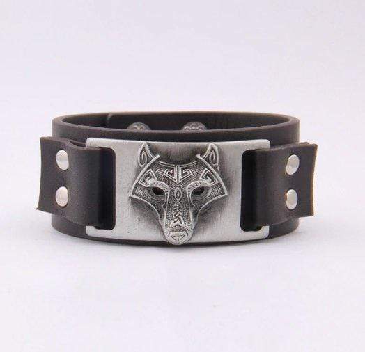 ageofvikings Brown Fenrir Bracelet