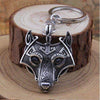 ageofvikings Silver Fenrir Keychain