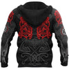 Vikings Roar Fierce Wolf and Vegvisir