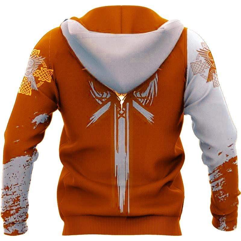 Vikings Roar Fiery Viking Hoodie – Mjolnir