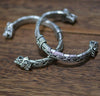 ageofvikings Silver Geri and Freki Bracelet