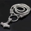 ageofvikings Mjolnir Huginn and Muninn Necklace