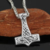 Odins-Glory Jörmungandr Mjolnir Necklace