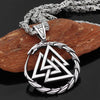 Odins-glory 60cm - 24inch King Chain With Valknut Pendant