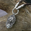 Viking Wolf Necklace with Wolf Protect Me Engraving