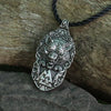 Viking Wolf Necklace with Wolf Protect Me Engraving