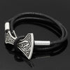 Odins-glory Leather Axehead Bracelet