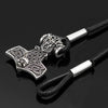 Odins-glory Leather Mjolnir Bracelet