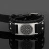Odins-glory Leather Vegvisir Bracelet