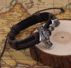 ageofvikings Leather Viking Hammer Bracelet