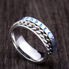 Vikings Roar Luminous Rotatable Chain And Rune Ring