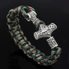 Odins-glory Military Style Mjolnir Paracord Bracelet