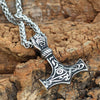 Odins-Glory Steel Mjolnir Necklace