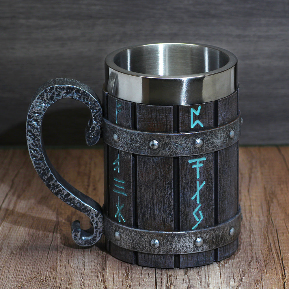 Nordic Viking Mug With Runes