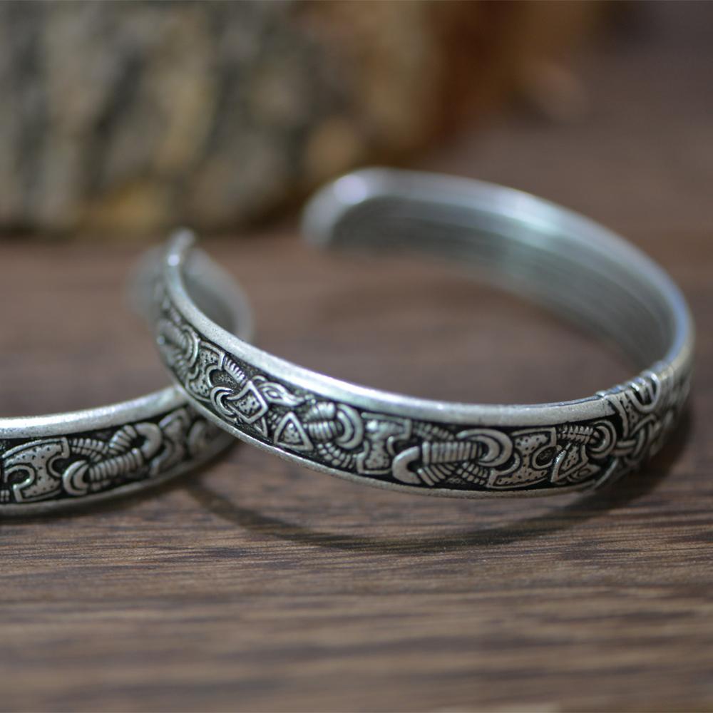 ageofvikings Silver Norse Bracelet