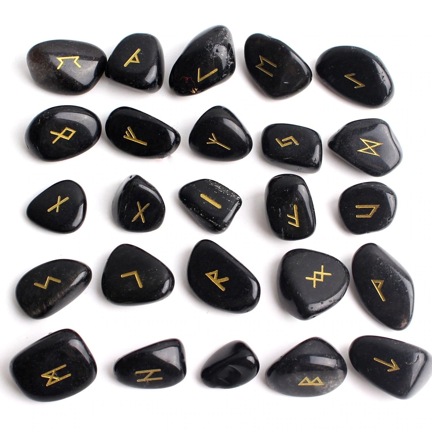 Obsidian Rune Stones