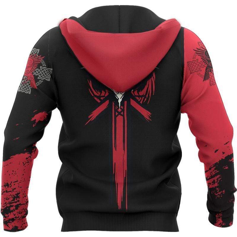 Vikings Roar Red Viking Hoodie – Mjolnir