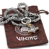 Odins-Glory Rune King Chain With Gold Trimmed Mjolnir Pendant