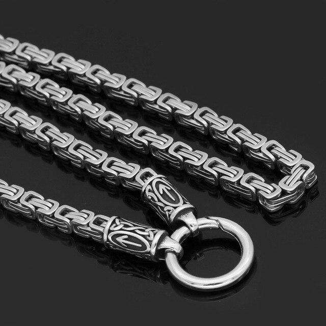 Odins-Glory 50cm - 20inch Rune King Chain With Mjolnir Pendant