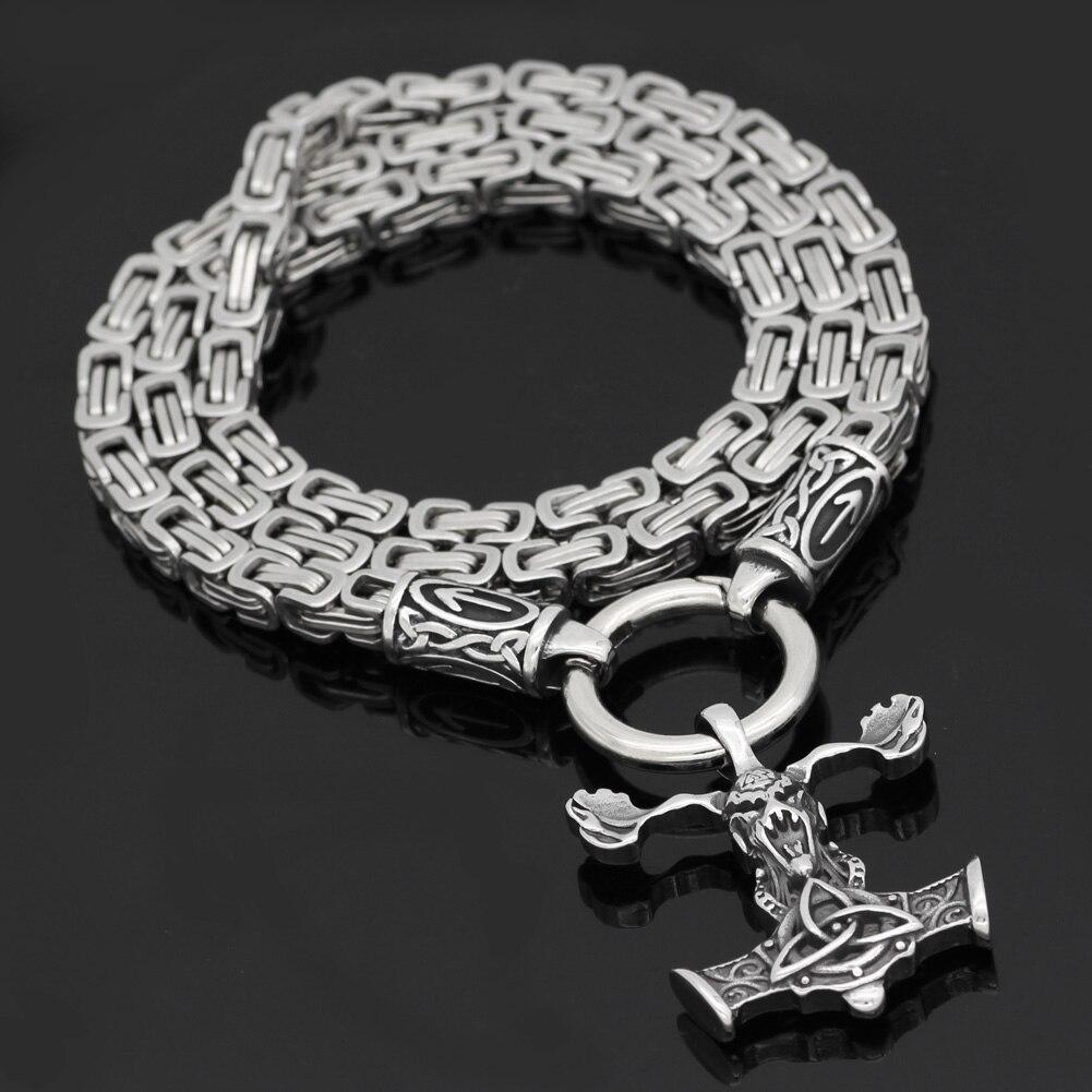 Odins-Glory Rune King Chain With Sleipnir Pendant