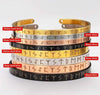 ageofvikings 4mm / Silver Runes  Modern Bracelet